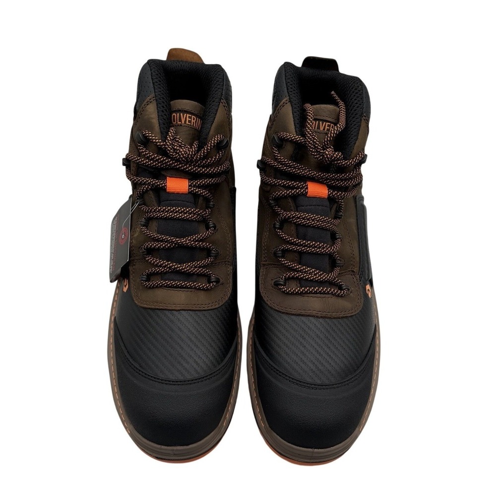 Wolverine Overpass Mid CM W10717 Men's 14 Waterproof Composite‎ Toe Work Boots"